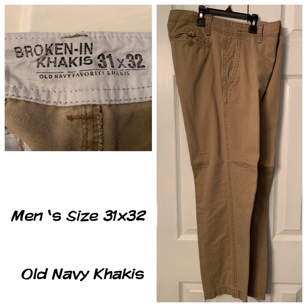 Men’s Old Navy Khakis (Broken-In Feel)